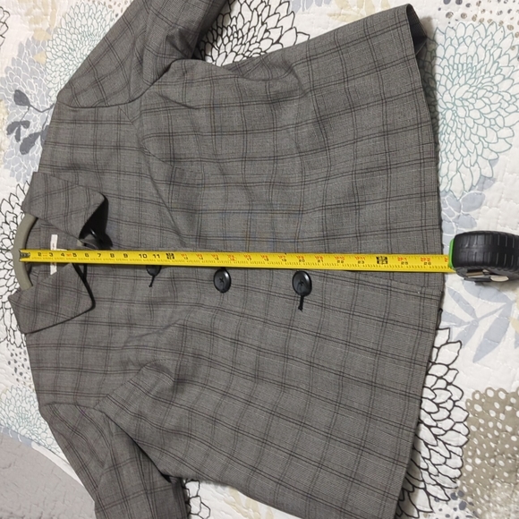 🔥Lined plaid blazer sz 14 - Picture 8 of 10